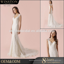 2017 New Arrive Real Picture arabe vestido de noiva de casamento muçulmano